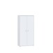 Mehrzweckschrank >TEMPRA2< 2 Türen, 4 Böden, weiss - 73,7x149,5x34,8cm (B/H/T)
