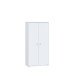 Mehrzweckschrank >TEMPRA2< 2 Türen, 4 Böden, weiss - 73,7x149,5x34,8cm (B/H/T)