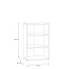 Regal >TEMPRA2< 2 Böden, Sonoma Eiche Dekor - 54x85,5x34,8cm (BxHxT)