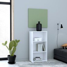 Regal >TEMPRA2< 2 Böden, in Weiss - 54x111,1x34,8cm (BxHxT)