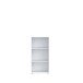 Regal >TEMPRA2< 2 Böden, in Weiss - 54x111,1x34,8cm (BxHxT)