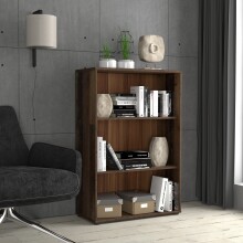 Regal >TEMPRA2< 2 Böden, in Old-Wood Vintage Dekor - 73,7x111,1x34,8cm (BxHxT)