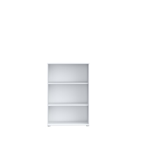 Regal >TEMPRA2< 2 Böden, in Weiss - 73,7x111,1x34,8cm (BxHxT)