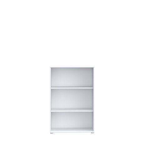 Regal >TEMPRA2< 2 Böden, in Weiss - 73,7x111,1x34,8cm (BxHxT)