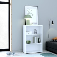 Regal >TEMPRA2< 2 Böden, in Weiss - 73,7x111,1x34,8cm (BxHxT)