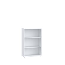 Regal >TEMPRA2< 2 Böden, in Weiss - 73,7x111,1x34,8cm (BxHxT)