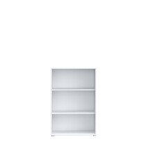 Regal >TEMPRA2< 2 Böden, in Weiss - 73,7x111,1x34,8cm (BxHxT)