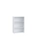 Regal >TEMPRA2< 2 Böden, in Weiss - 73,7x111,1x34,8cm (BxHxT)