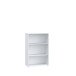 Regal >TEMPRA2< 2 Böden, in Weiss - 73,7x111,1x34,8cm (BxHxT)