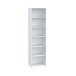 Regal >TEMPRA2< 5 Böden, in Weiss - 54x197,5x34,8cm (BxHxT)