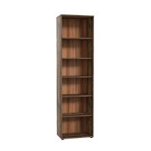 Regal >TEMPRA2< 5 Böden, in Old-Wood Vintage Dekor - 54x197,5x34,8cm (BxHxT)