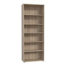 Bücherregal >TEMPRA2< 5 Böden, in Sonoma Eiche Dekor - 73,7x197,5x34,8cm (BxHxT)