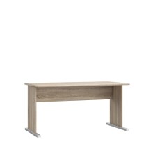Schreibtisch >TEMPRA2< in Sonoma Eiche Dekor - 144x72x72cm (B/H/T)