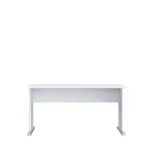 Schreibtisch >TEMPRA2< in Weiss - 144x72x72cm (BxHxT)