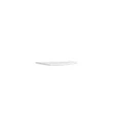 Eckverbindungsplatte >TEMPRA2< Verkettungsplatte für Schreibtische, weiss - 72x2,2x72cm (B/H/T)