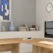 Eckverbindungsplatte >TEMPRA2< Verkettungsplatte, Artisan Eiche Dekor - 72x2,2x72cm (B/H/T)