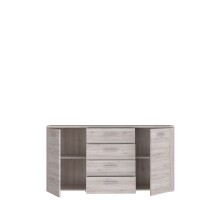 Sideboard >BIG BANG< 2 Türen, 4 Schübe, in Sandeiche  - 159,6x82,4x41,6cm (BxHxT)