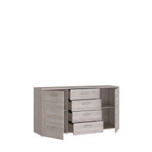 Sideboard >BIG BANG< 2 Türen, 4 Schübe, in Sandeiche  - 159,6x82,4x41,6cm (BxHxT)