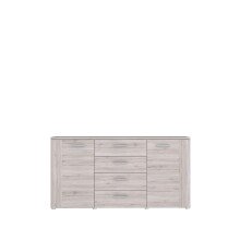 Sideboard >BIG BANG< 2 Türen, 4 Schübe, in Sandeiche  - 159,6x82,4x41,6cm (BxHxT)