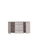 Sideboard >BIG BANG< 2 Türen, 4 Schübe, in Sandeiche  - 159,6x82,4x41,6cm (BxHxT)