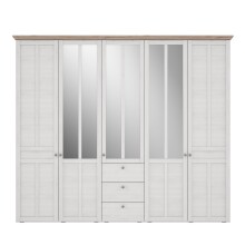 Drehtürenschrank >ILOPPA< 5 Türen, 3...