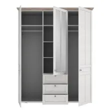 Drehtürenschrank >ILOPPA< 3 Türen, 3...