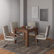 Kulissen-Esstisch >DINING< ausziehbar bis 180cm,...