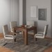 Kulissen-Esstisch >DINING< ausziehbar bis 180cm, Schlammeiche Dekor - 90/180x75,9x90,4cm (B/H/T)
