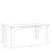 Kulissen-Esstisch >DINING< ausziehbar bis 180cm, Schlammeiche Dekor - 90/180x75,9x90,4cm (B/H/T)