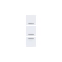 Türfront >CANDLEKEEP< (3-Stk) in Weiss  - 32,4x36,4x1,5cm (BxHxT)