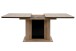 Esstisch >Varona< ausziehbar bis 200cm, Artisan Oak Dekor / Schwarz - 160/200x76x90 cm (B/H/T)