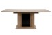 Esstisch >Varona< ausziehbar bis 200cm, Artisan Oak Dekor / Schwarz - 160/200x76x90 cm (B/H/T)