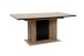 Esstisch >Varona< ausziehbar bis 200cm, Artisan Oak Dekor / Schwarz - 160/200x76x90 cm (B/H/T)