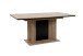 Esstisch >Varona< ausziehbar bis 200cm, Artisan Oak Dekor / Schwarz - 160/200x76x90 cm (B/H/T)