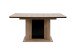 Esstisch >Varona< ausziehbar bis 200cm, Artisan Oak Dekor / Schwarz - 160/200x76x90 cm (B/H/T)