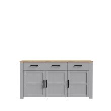 Sideboard >BOHOL< 3 Üren, 3 Schübe,...