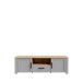 Lowboard >BOHOL< 2 Türen, 1Schub, Riviera Eiche / Eiche grau - 166,1x51,8x42cm (BxHxT)