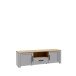 Lowboard >BOHOL< 2 Türen, 1Schub, Riviera Eiche / Eiche grau - 166,1x51,8x42cm (BxHxT)