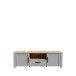 Lowboard >BOHOL< 2 Türen, 1Schub, Riviera Eiche / Eiche grau - 166,1x51,8x42cm (BxHxT)