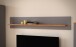 Wandboard >BOHOL< in Riviera Eiche Dekor / Eiche grau - 160x29,6x21,9cm (BxHxT)