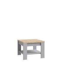 Couchtisch >BOHOL< in Riviera Eiche Dekor / Eiche grau - 60x45,7x60cm (BxHxT)