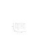 Couchtisch >BOHOL< in Riviera Eiche Dekor / Eiche grau - 60x45,7x60cm (BxHxT)