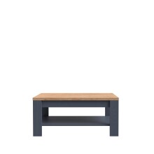 Couchtisch >BOHOL< in Riviera Eiche Dekor / Navy...
