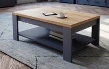 Couchtisch >BOHOL< in Riviera Eiche Dekor / Navy...
