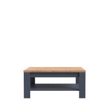 Couchtisch >BOHOL< in Riviera Eiche Dekor / Navy...