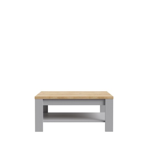 Couchtisch >BOHOL< in Riviera Eiche Dekor / Eiche grau - 100x45,7x60cm (BxHxT)