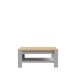 Couchtisch >BOHOL< in Riviera Eiche Dekor / Eiche grau - 100x45,7x60cm (BxHxT)