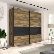 Schwebetürenschrank >JAKOBINA< 2 Türen,...