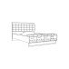 Stauraumbett >JAKOBINA< 160x200cm, Stabeiche Dekor/ Schwarz Eiche - 167,4x119,7x234,cm (B/H/T)