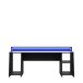 Gamingtisch >TEZAUR< LED-Wechselbeleuchtung, Fächer, schwarz matt - 200x91,1x72cm (B/H/T)